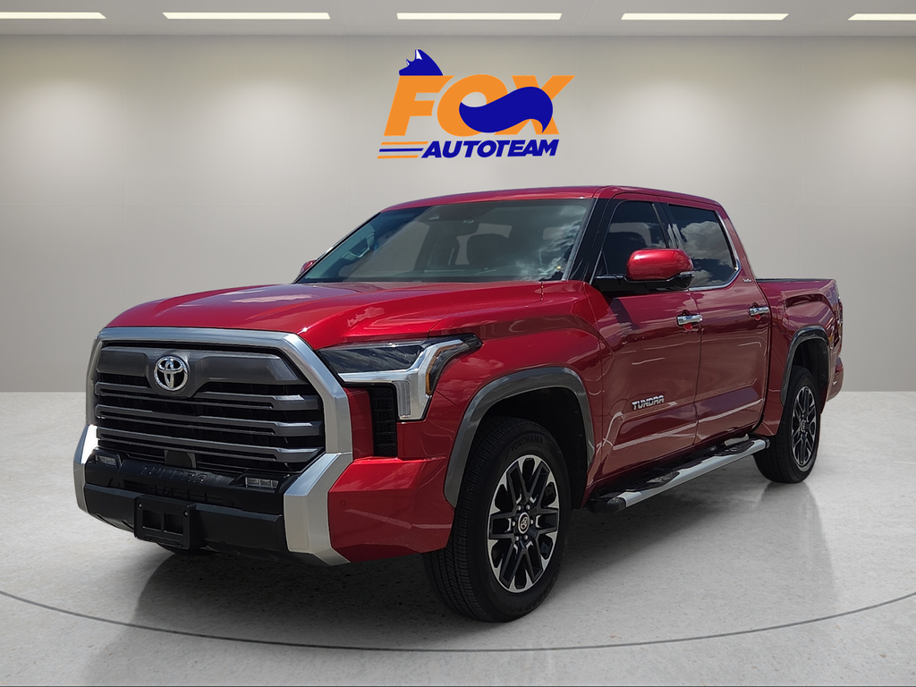 Red 2022 Toyota Tundra Pickup Truck Four-Wheel Drive Automatic