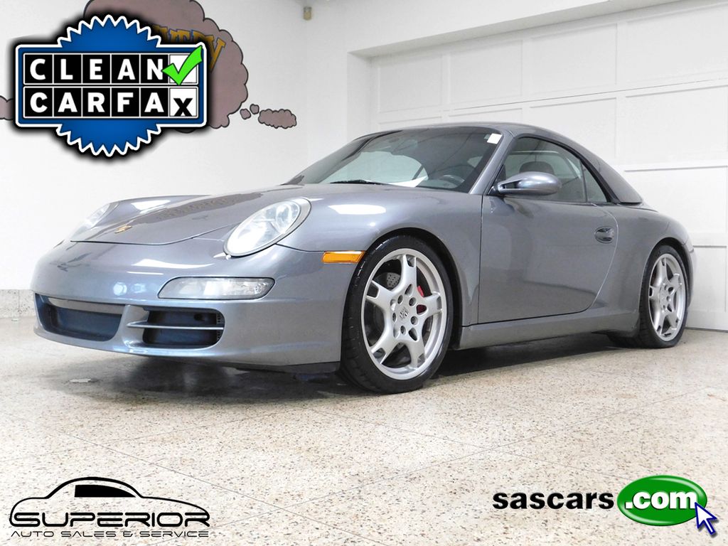 Gray 2006 Porsche 911 Convertible Rear-Wheel Drive 6-Speed Manual
