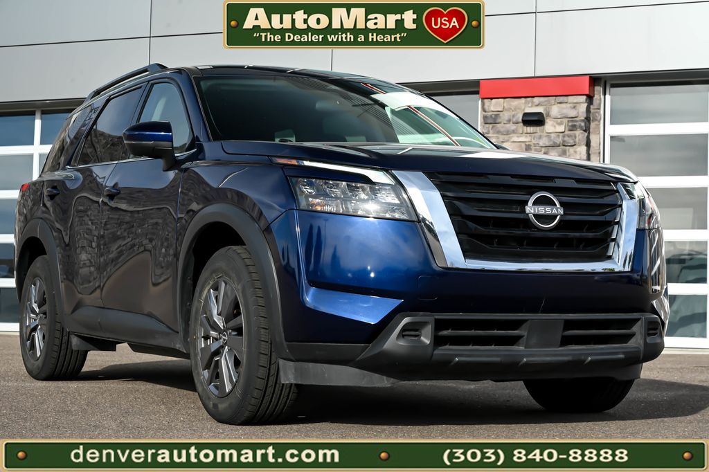 Deep Ocean Blue Pearl 2025 Nissan Pathfinder SUV / Crossover All-Wheel Drive 9-Speed Automatic