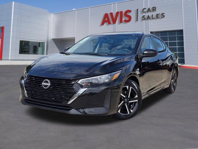 Super Black 2025 Nissan Sentra SV FWD Sedan Front-Wheel Drive Continuously Variable Transmission