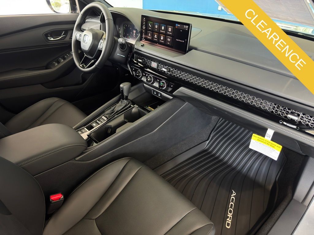 2025 Honda Accord Hybrid Sport-L Silver at Classic Honda Galveston