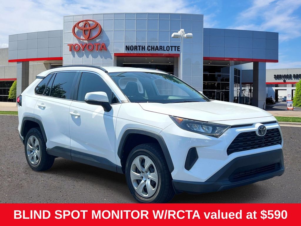 Super White 2021 Toyota RAV4 SUV / Crossover Front-Wheel Drive 8-Speed Automatic