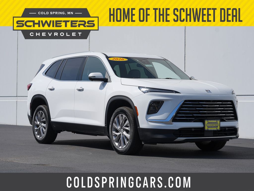 Summit White 2026 Buick Enclave SUV / Crossover Four-Wheel Drive 8-Speed Automatic
