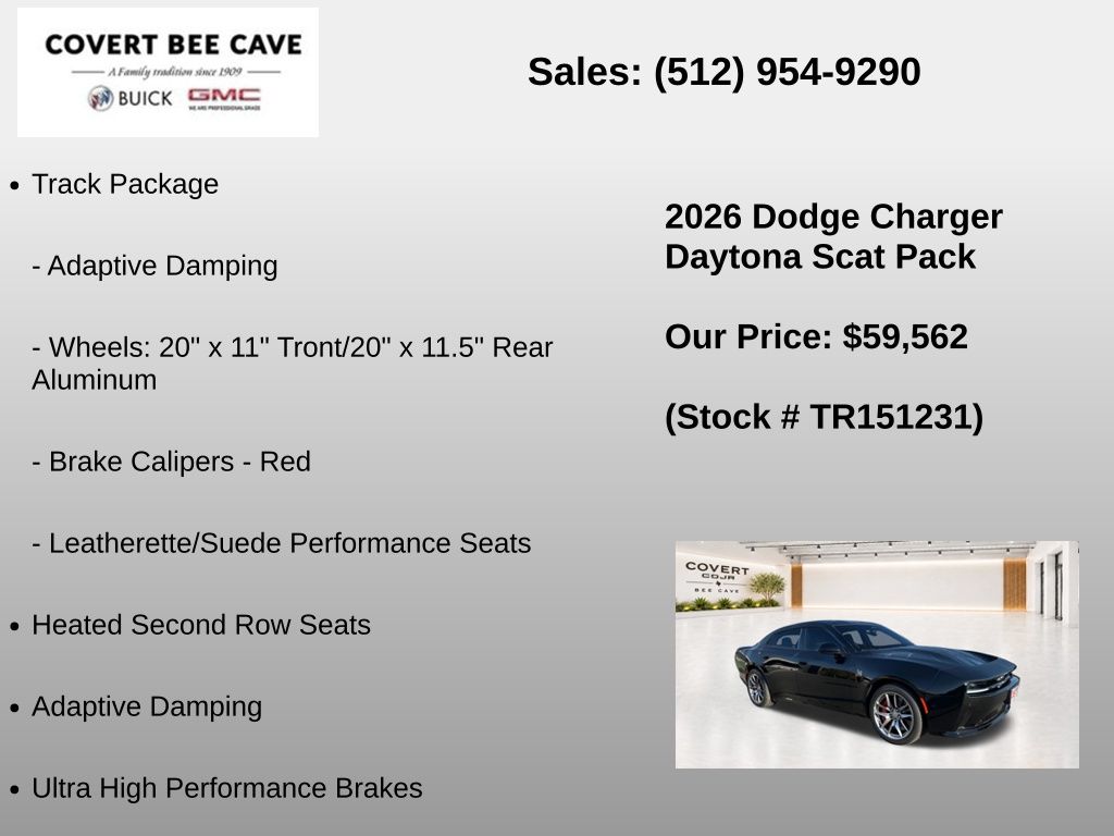 New 2026 Black Dodge R/T Scat Pack image 14