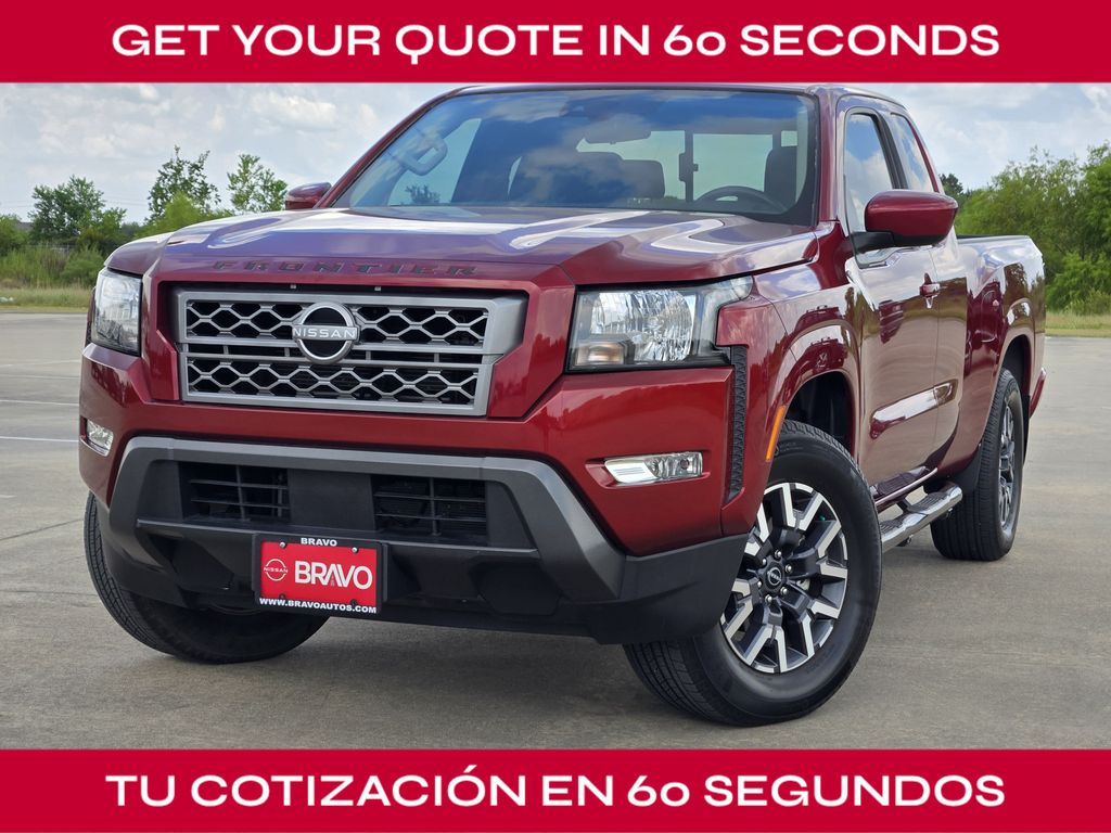 2023 Nissan Frontier SV Red at Central Houston Nissan