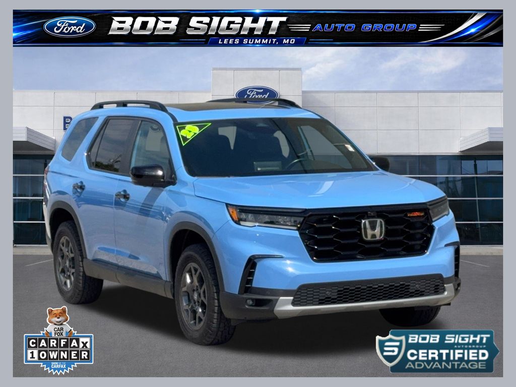 Blue 2025 Honda Pilot SUV / Crossover All-Wheel Drive Automatic