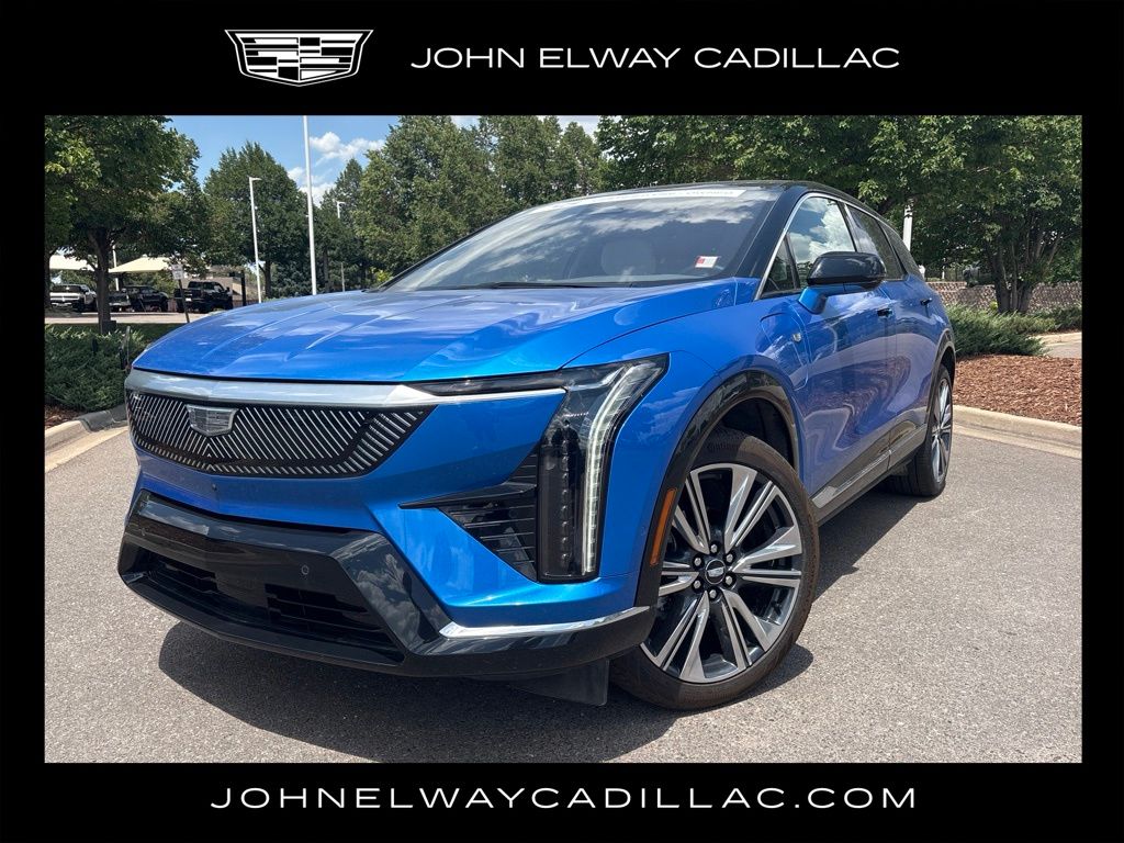 Coastal Blue Metallic 2025 Cadillac OPTIQ SUV / Crossover All-Wheel Drive 1-Speed Automatic