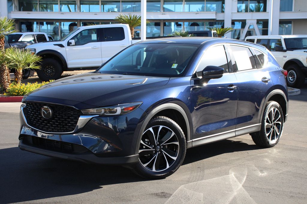 Deep Crystal Blue Mica 2023 Mazda CX-5 2.5 S Premium Plus AWD SUV / Crossover All-Wheel Drive 6-Speed Automatic