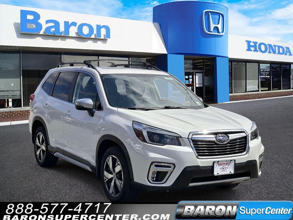Crystal White Pearl 2021 Subaru Forester Touring Crossover AWD SUV / Crossover All-Wheel Drive Continuously Variable Transmission