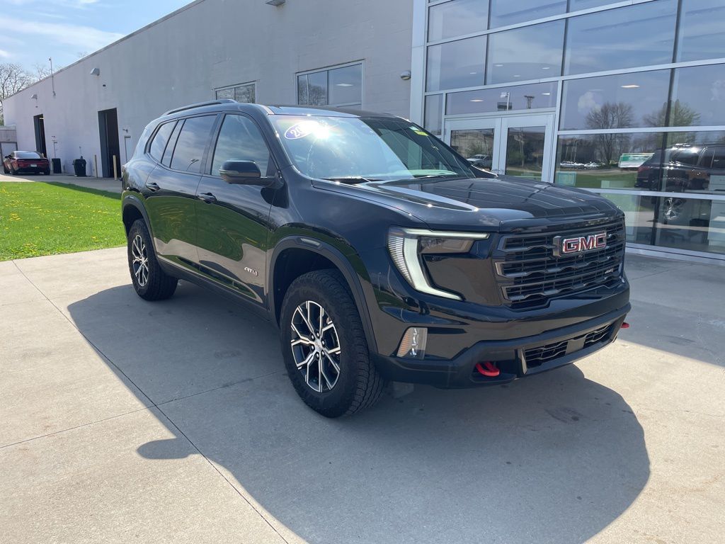 Black (Ebony Twilight Metallic) 2025 GMC Acadia AT4 AWD SUV / Crossover Four-Wheel Drive 8-Speed Automatic