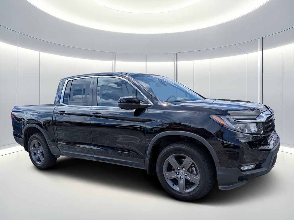 Crystal Black Pearl 2023 Honda Ridgeline Pickup Truck All-Wheel Drive Automatic