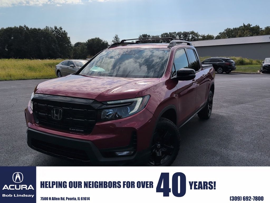 Radiant Red Metallic II 2024 Honda Ridgeline Pickup Truck All-Wheel Drive 9-Speed Automatic