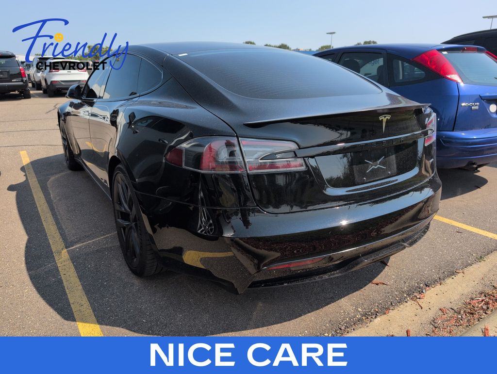 Black 2021 Tesla Model S Sedan All-Wheel Drive 1-Speed Automatic