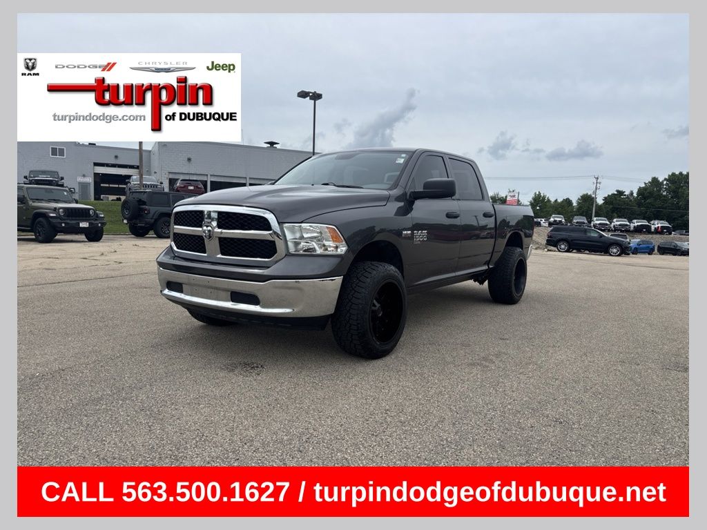 Gray (Granite Crystal Metallic Clearcoat) 2019 RAM 1500 Pickup Truck Four-Wheel Drive 8-Speed Automatic