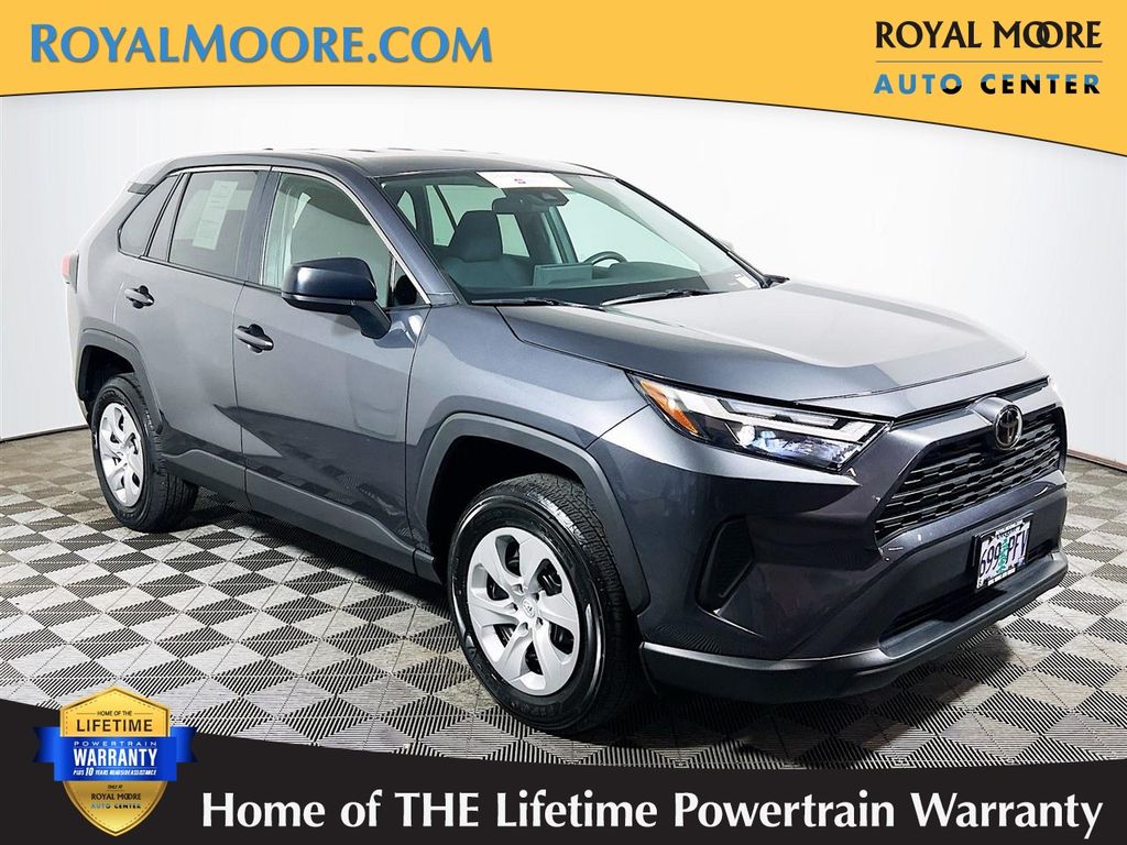 Magnetic Gray Metallic 2023 Toyota RAV4 LE AWD SUV / Crossover All-Wheel Drive 8-Speed Automatic
