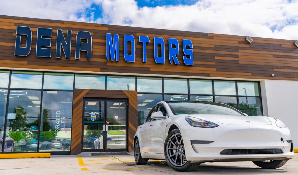 2020 Tesla Model 3 Standard Range Plus White at Genesis of Spring