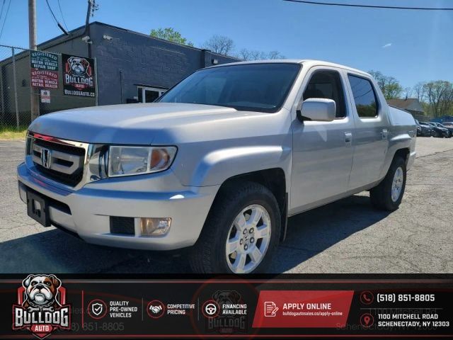 Alabaster Silver Metallic 2011 Honda Ridgeline Pickup Truck Four-Wheel Drive 5-Speed Automatic