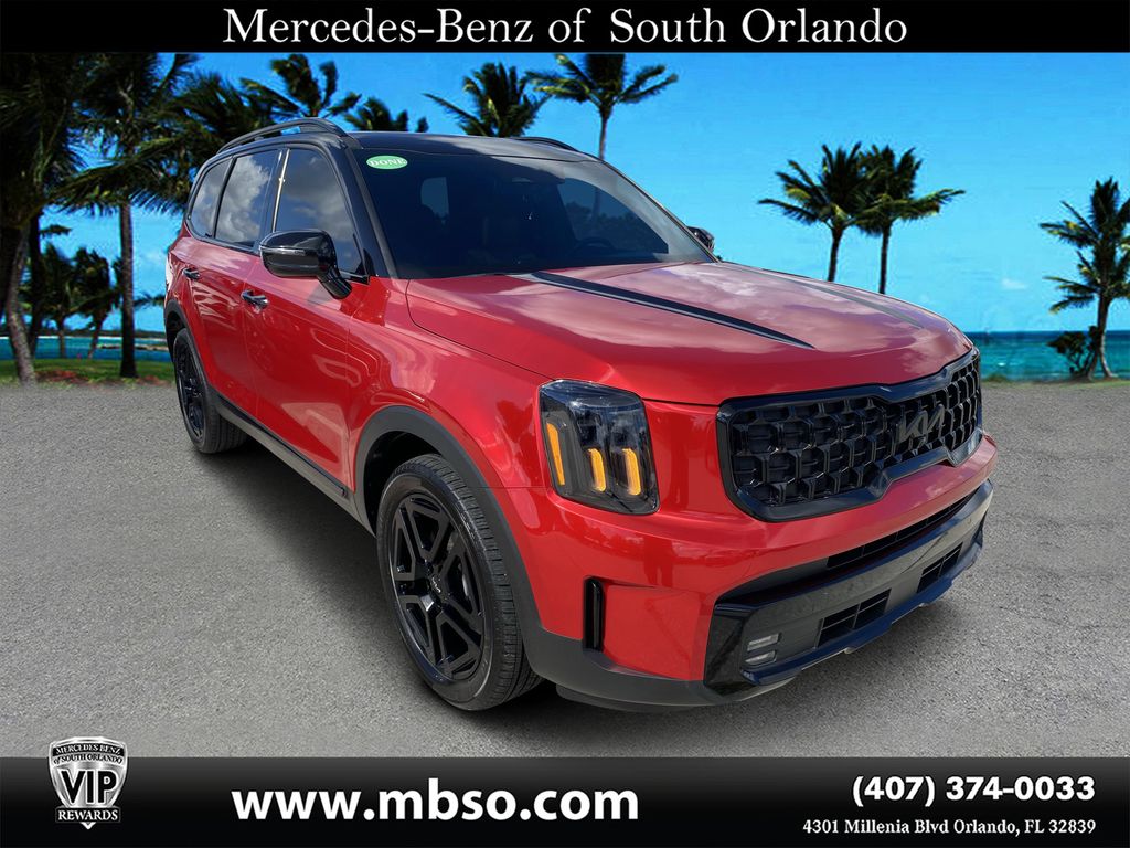Dawning Red 2024 Kia Telluride SUV / Crossover All-Wheel Drive 8-Speed Automatic