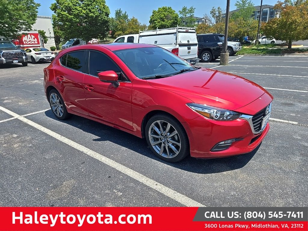 Soul Red Metallic 2018 Mazda MAZDA3 Hatchback Front-Wheel Drive 6-Speed Automatic