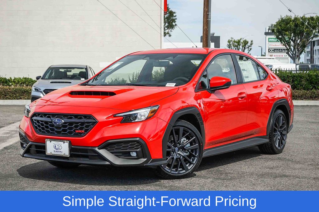 Red 2026 Subaru WRX Premium AWD Sedan All-Wheel Drive 6-Speed Manual
