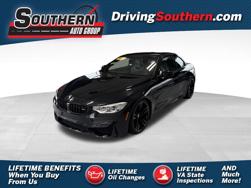 Black Sapphire Metallic 2015 BMW M4 Convertible Rear-Wheel Drive 6-Speed Manual