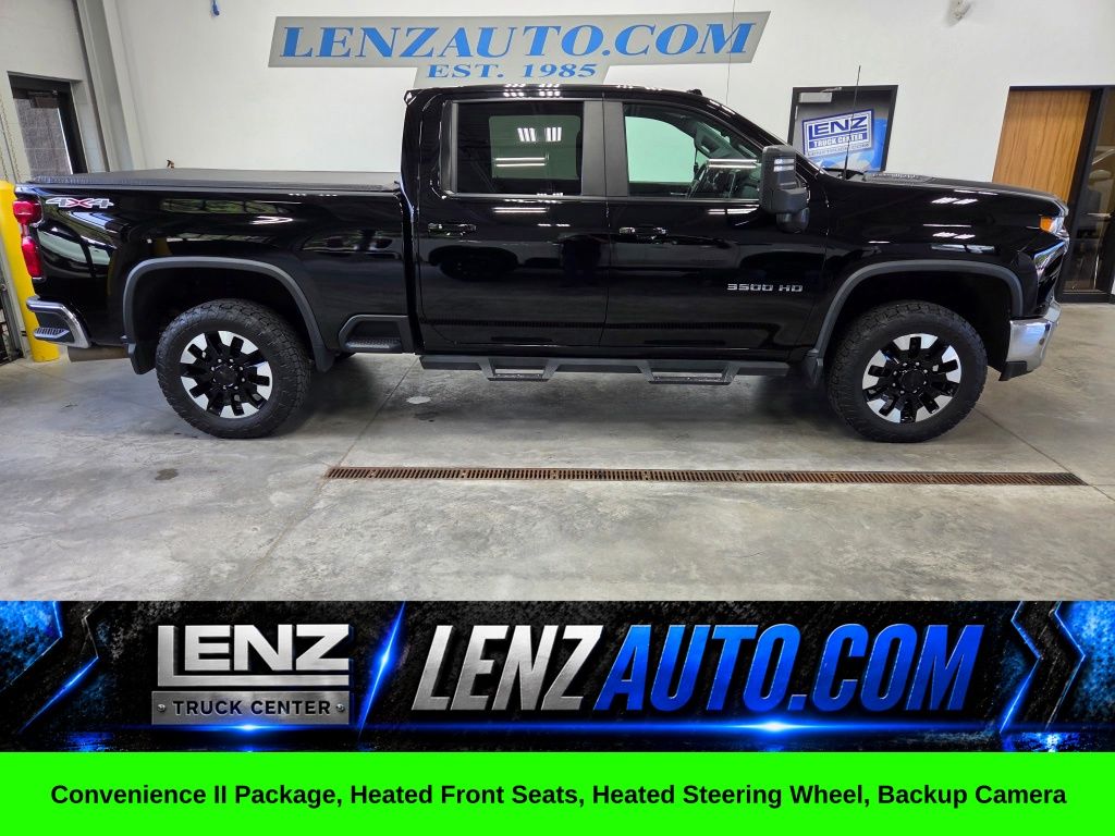 Black 2020 Chevrolet Silverado 3500HD Pickup Truck Four-Wheel Drive Automatic
