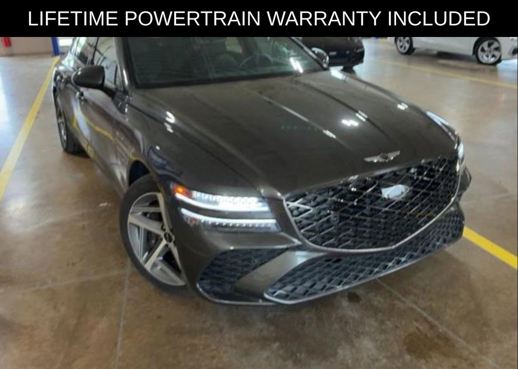 Gray 2025 Genesis G80 3.5T Sport Advanced AWD Sedan All-Wheel Drive 8-Speed Automatic