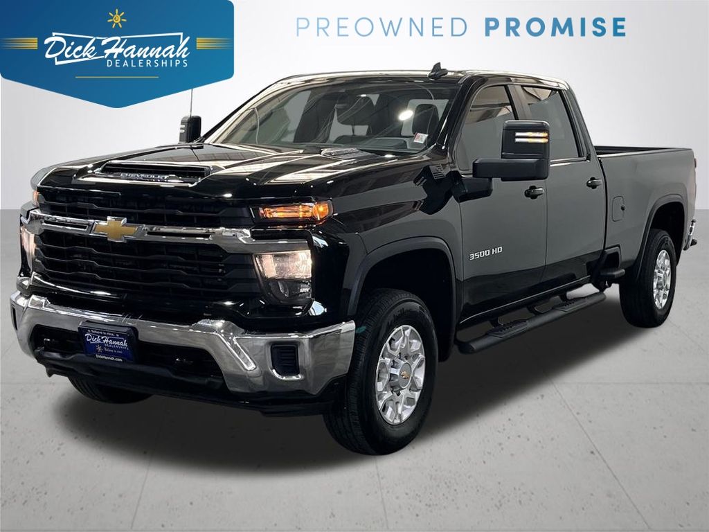 Black 2024 Chevrolet Silverado 3500HD Pickup Truck Four-Wheel Drive Automatic