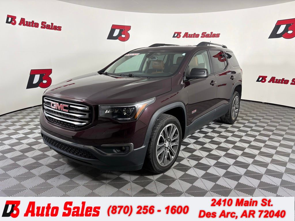 Black Cherry Metallic 2018 GMC Acadia SLT-1 AWD SUV / Crossover Four-Wheel Drive 6-Speed Automatic