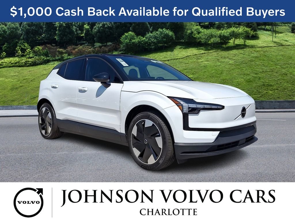 Crystal White 2025 Volvo EX30 Twin Plus eAWD SUV / Crossover All-Wheel Drive 1-Speed Automatic