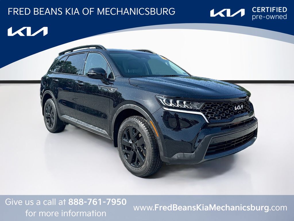 Ebony Black 2023 Kia Sorento SUV / Crossover All-Wheel Drive 8-Speed Automatic