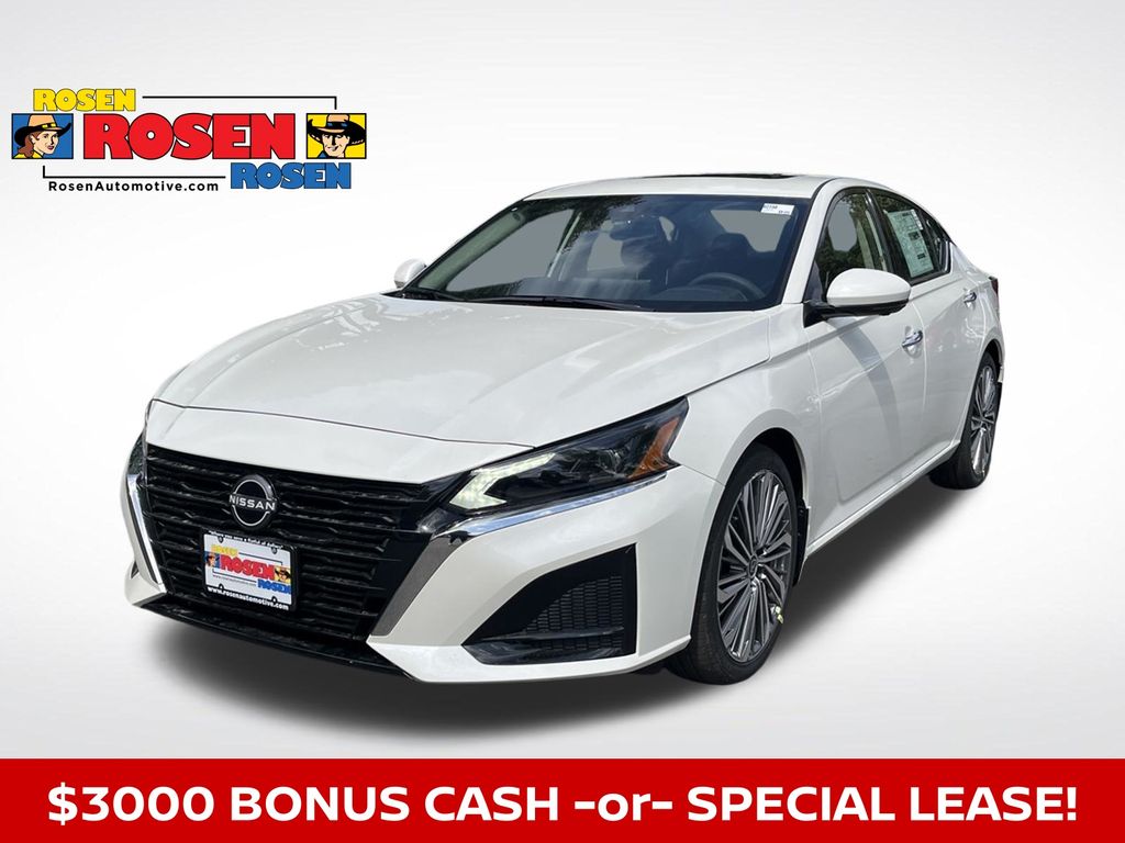 Pearl White Tricoat 2025 Nissan Altima 2.5 SL FWD Sedan Front-Wheel Drive Continuously Variable Transmission