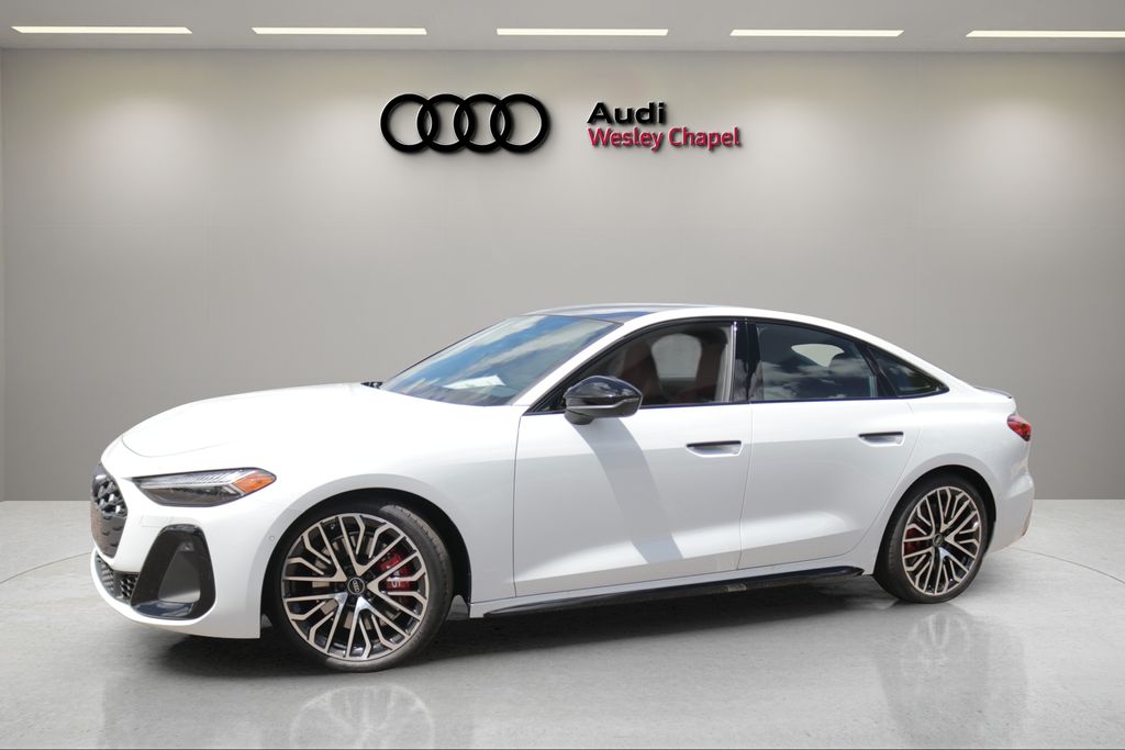 Glacier White Metallic 2026 Audi S5 Sedan All-Wheel Drive 7-Speed Automatic