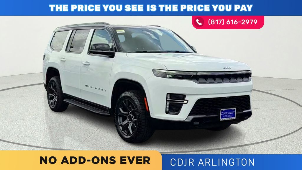 Bright White Clearcoat 2026 Jeep Grand Wagoneer SUV / Crossover Four-Wheel Drive 8-Speed Automatic