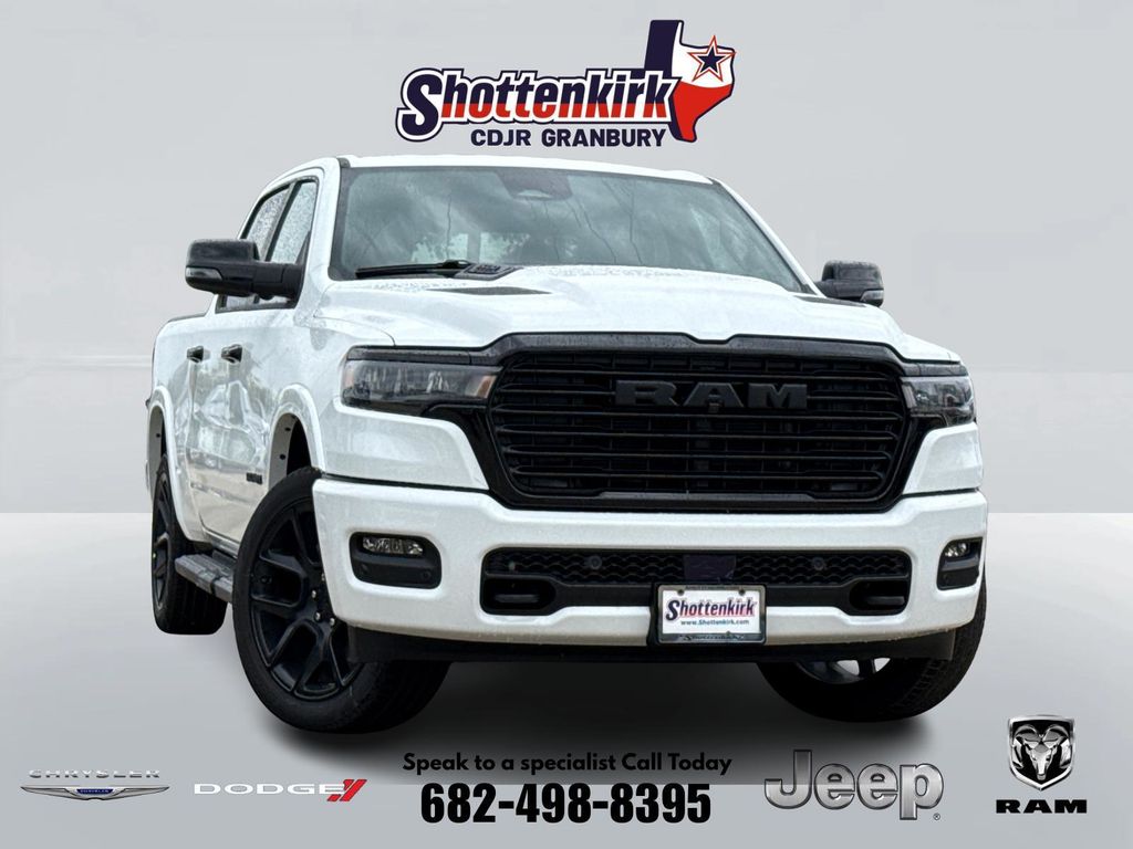 Bright White Clearcoat 2026 RAM 1500 Pickup Truck Four-Wheel Drive 8-Speed Automatic