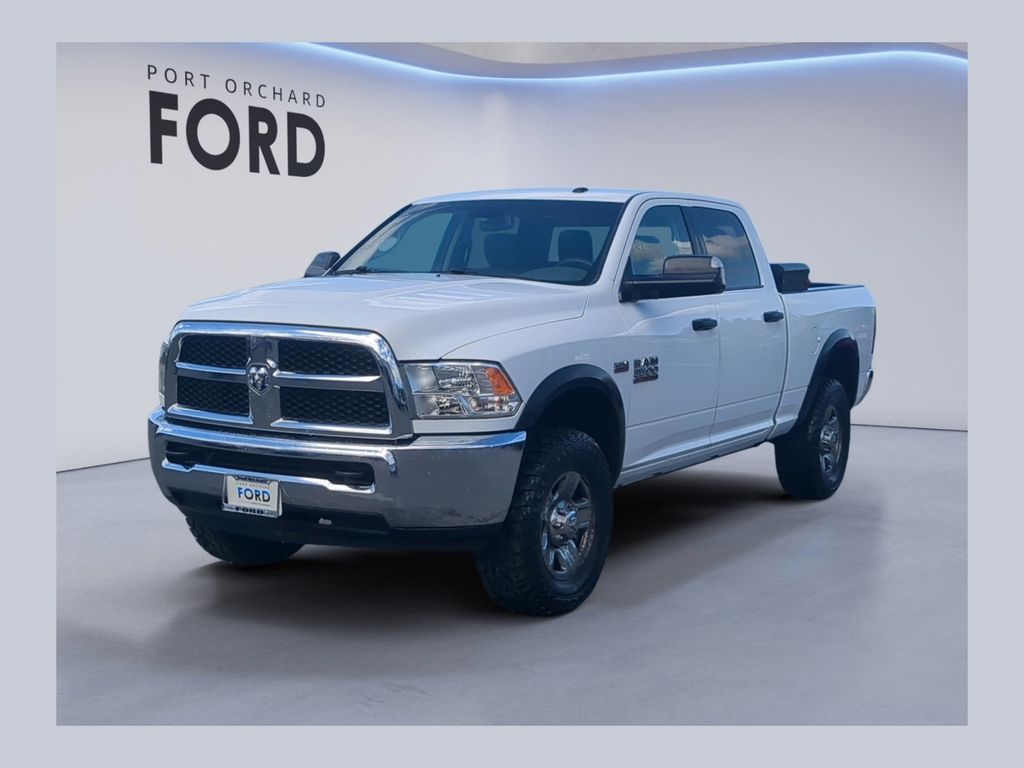 Bright White Clearcoat 2016 RAM 3500 SLT Crew Cab 4WD Pickup Truck Four-Wheel Drive 6-Speed Automatic