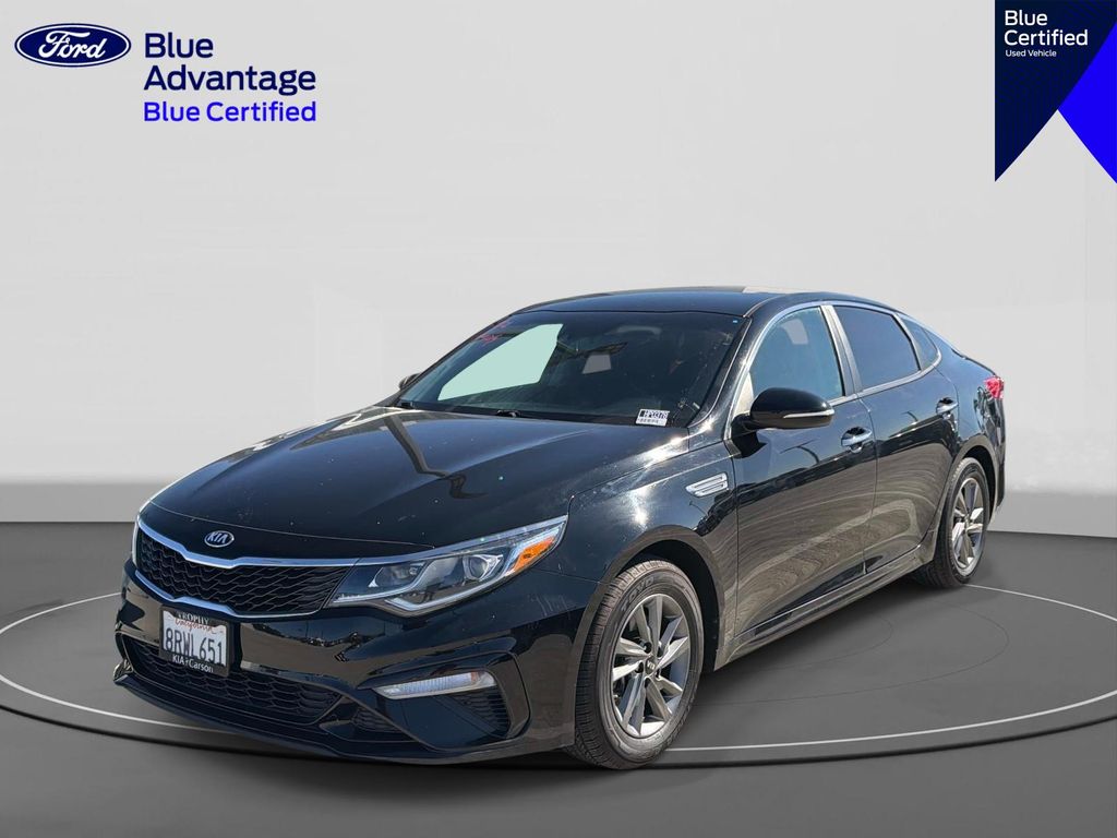Ebony Black 2020 Kia Optima Sedan Front-Wheel Drive 6-Speed Automatic