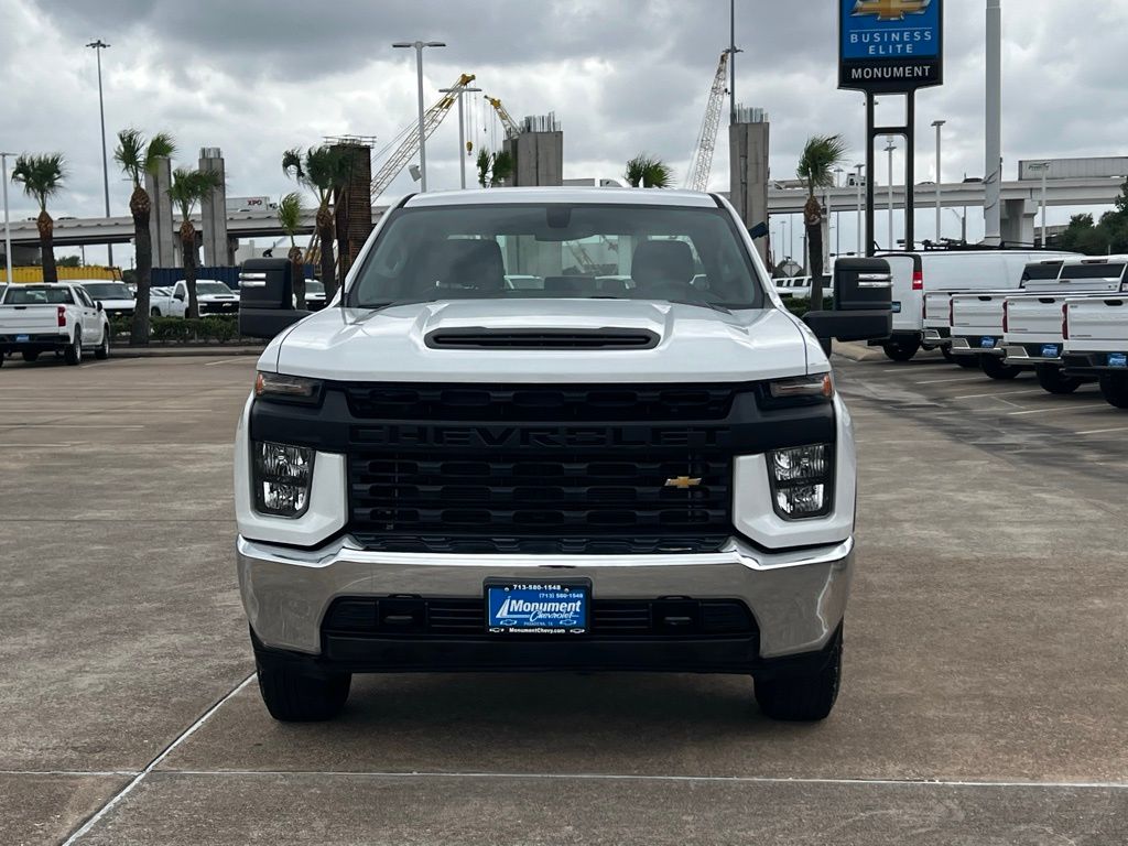 2022 Chevrolet Silverado 2500HD Work Truck White at Wharton Chevrolet GMC