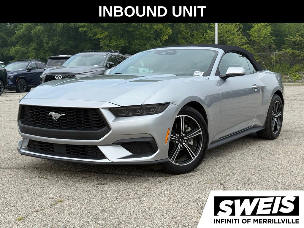 Silver Metallic 2025 Ford Mustang Convertible Rear-Wheel Drive Automatic