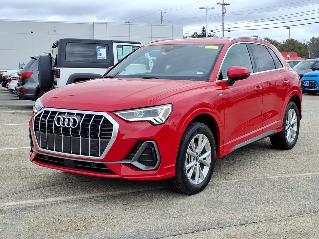 Progressive Red Metallic 2025 Audi Q3 quattro Premium S Line 45 TFSI SUV / Crossover All-Wheel Drive 8-Speed Automatic