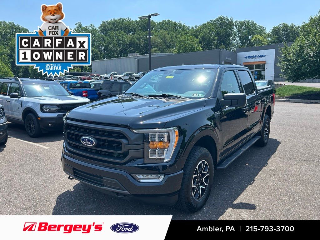 Black Metallic 2023 Ford F-150 Pickup Truck Four-Wheel Drive Automatic