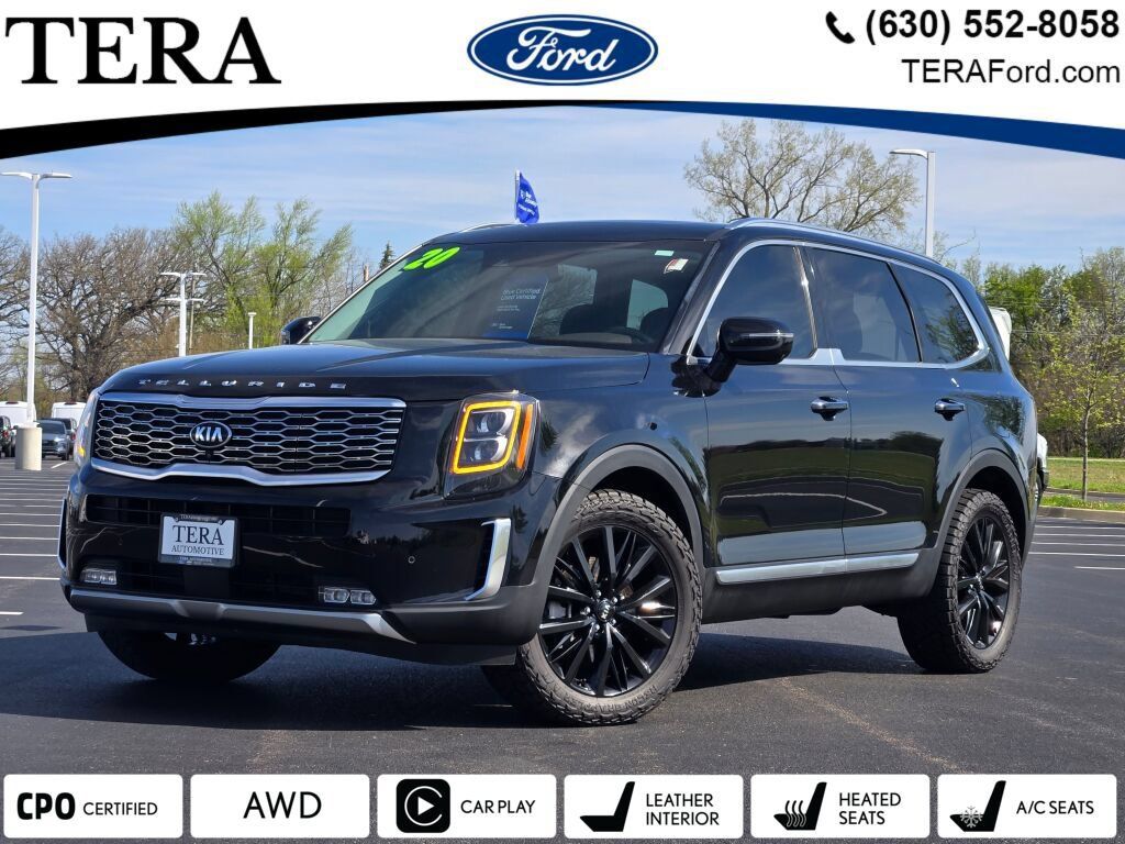 Ebony Black 2020 Kia Telluride SUV / Crossover All-Wheel Drive 8-Speed Automatic