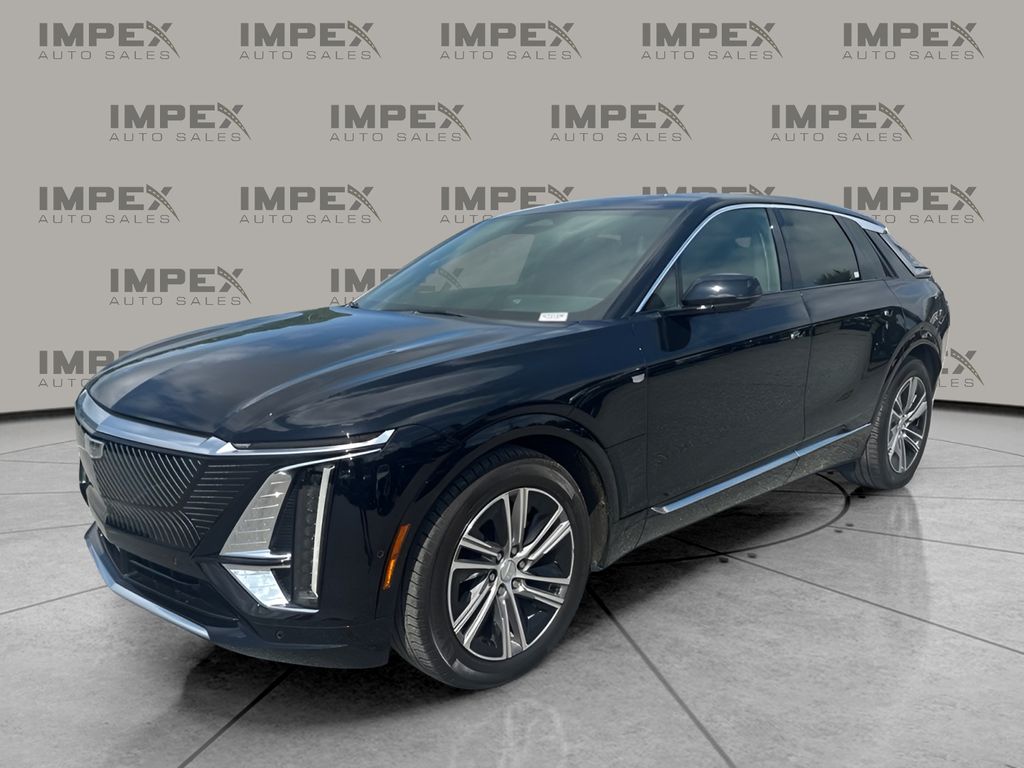 Stellar Black Metallic 2024 Cadillac LYRIQ SUV / Crossover All-Wheel Drive 1-Speed Automatic