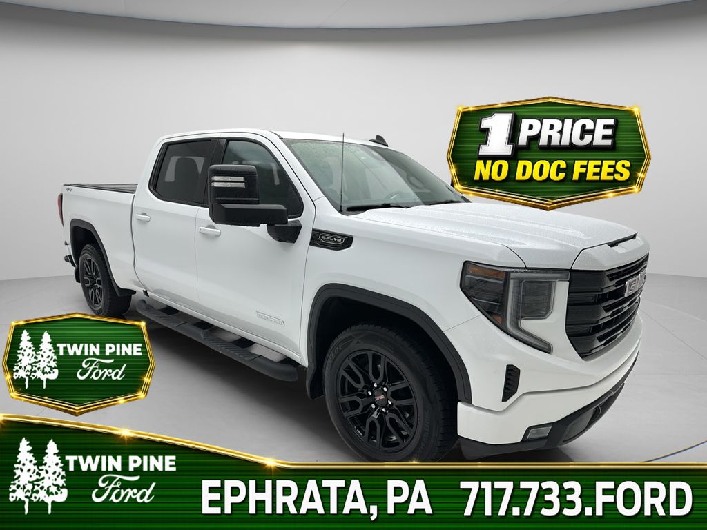 Summit White 2024 GMC Sierra 1500 Pickup Truck Four-Wheel Drive Automatic