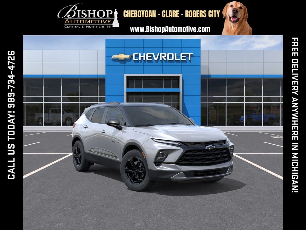 Sterling Gray Metallic 2026 Chevrolet Blazer LT AWD SUV / Crossover 9-Speed Automatic Overdrive
