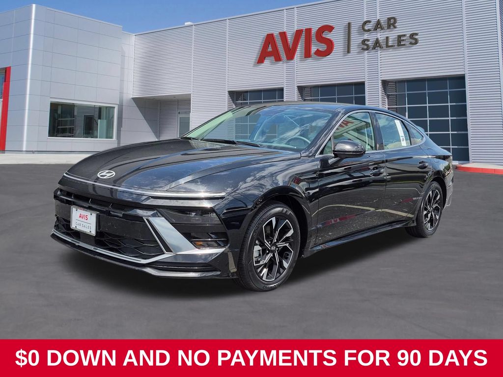 Abyss Black 2025 Hyundai Sonata Sedan Front-Wheel Drive 8-Speed Automatic