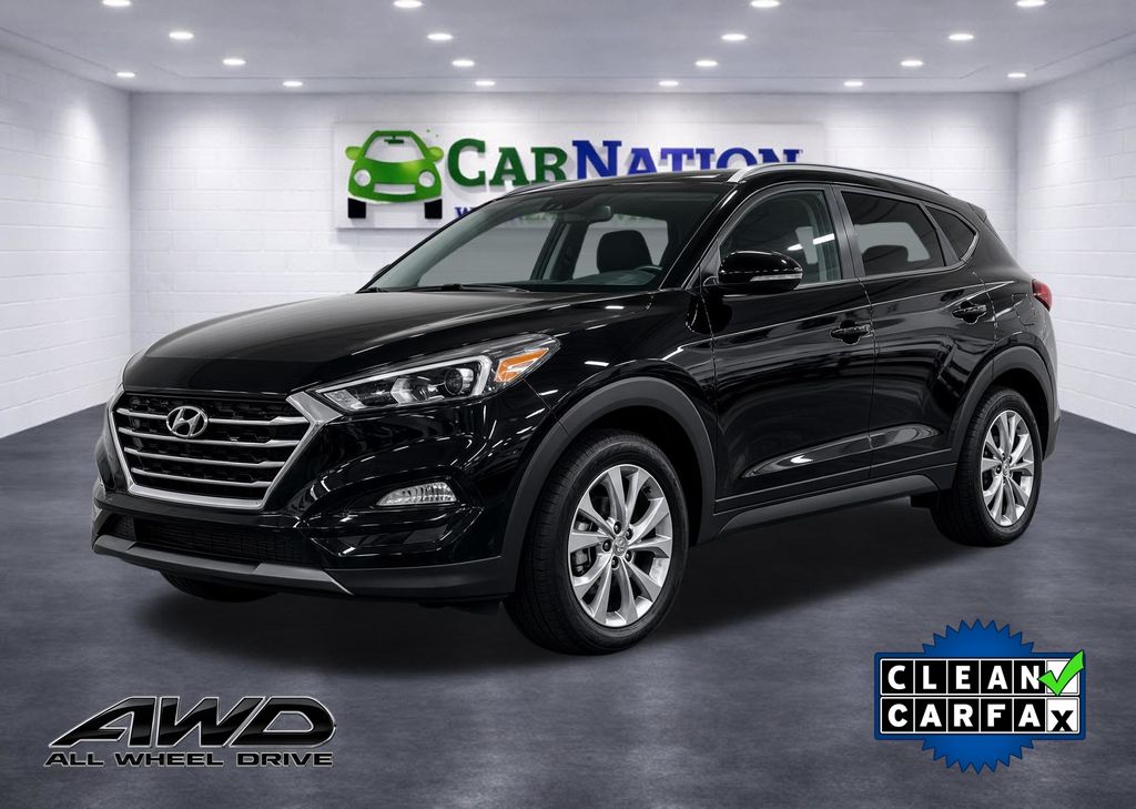 Black Noir Pearl 2019 Hyundai Tucson SUV / Crossover All-Wheel Drive 6-Speed Automatic