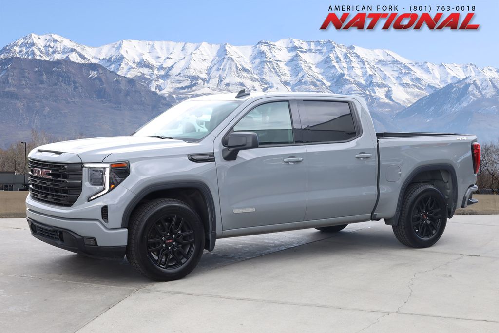 Gray 2024 GMC Sierra 1500 Pickup Truck Four-Wheel Drive 8-Speed Automatic