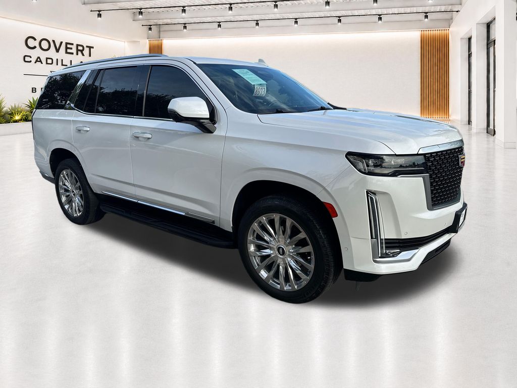 Crystal White 2021 Cadillac Escalade SUV / Crossover Rear-Wheel Drive