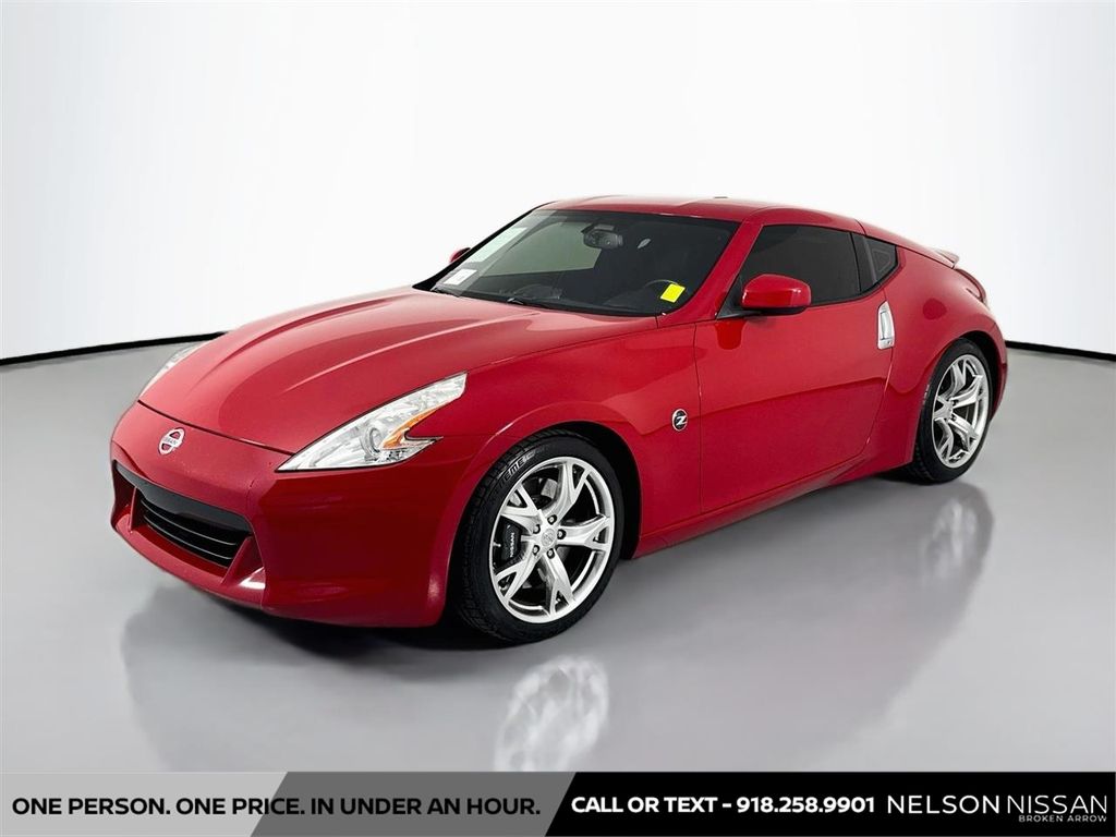Solid Red 2011 Nissan 370Z Coupe Rear-Wheel Drive 7-Speed Automatic